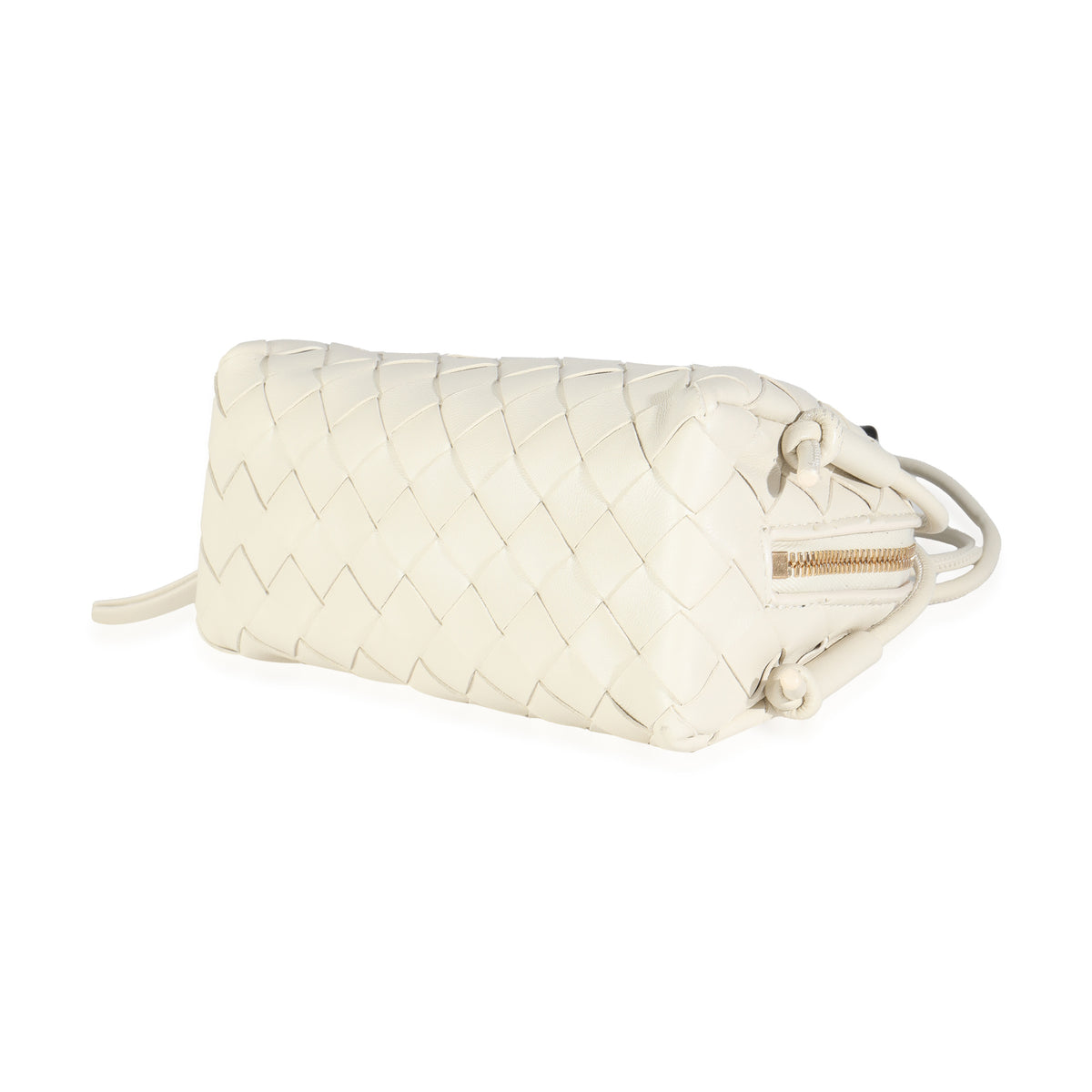 White Intrecciato Nappa Concert Pouch