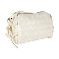 White Intrecciato Nappa Concert Pouch