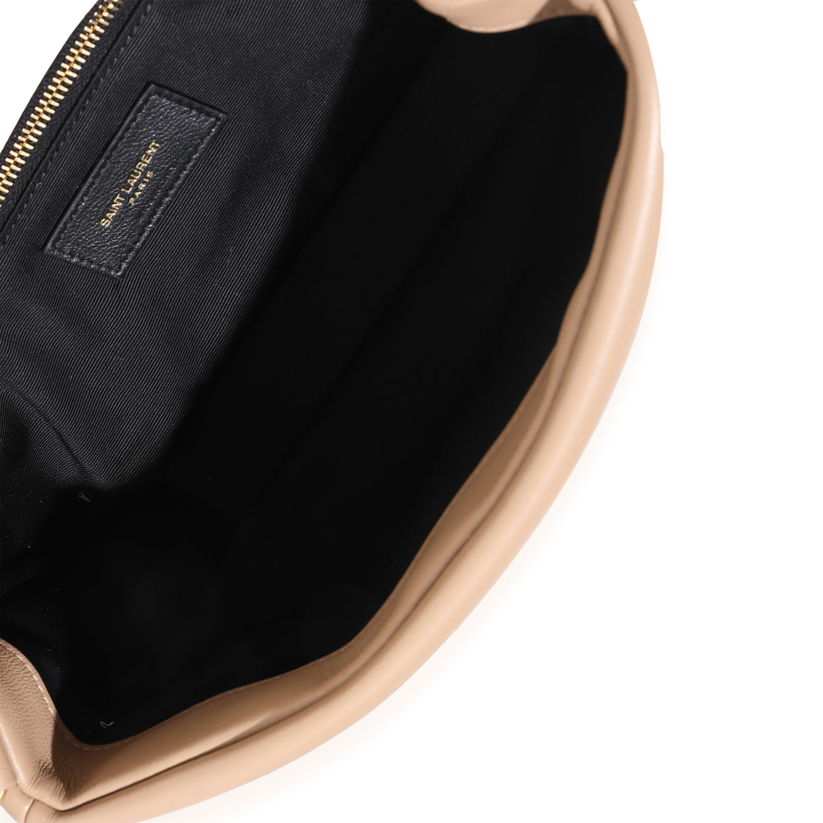 Dark Toffee Plunged Lambskin Small Calypso