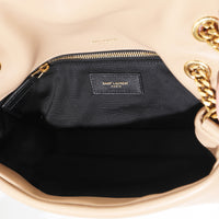 Dark Toffee Plunged Lambskin Small Calypso