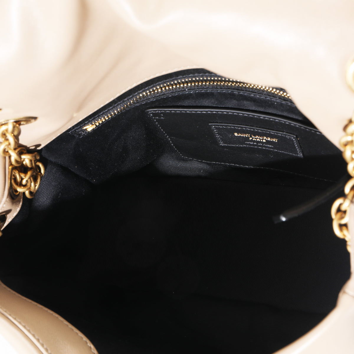 Madder Brown Lambskin Matelasse Monogram Small Jamie 4.3