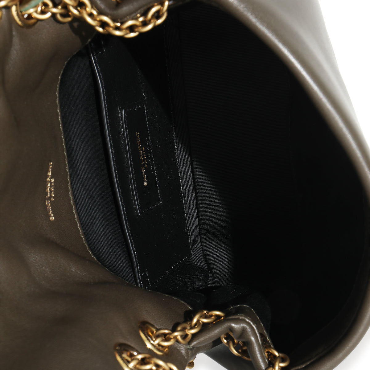 Olive Lambskin Matelasse Monogram Mini Jamie 4.3