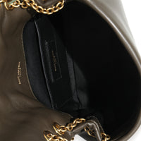 Olive Lambskin Matelasse Monogram Mini Jamie 4.3