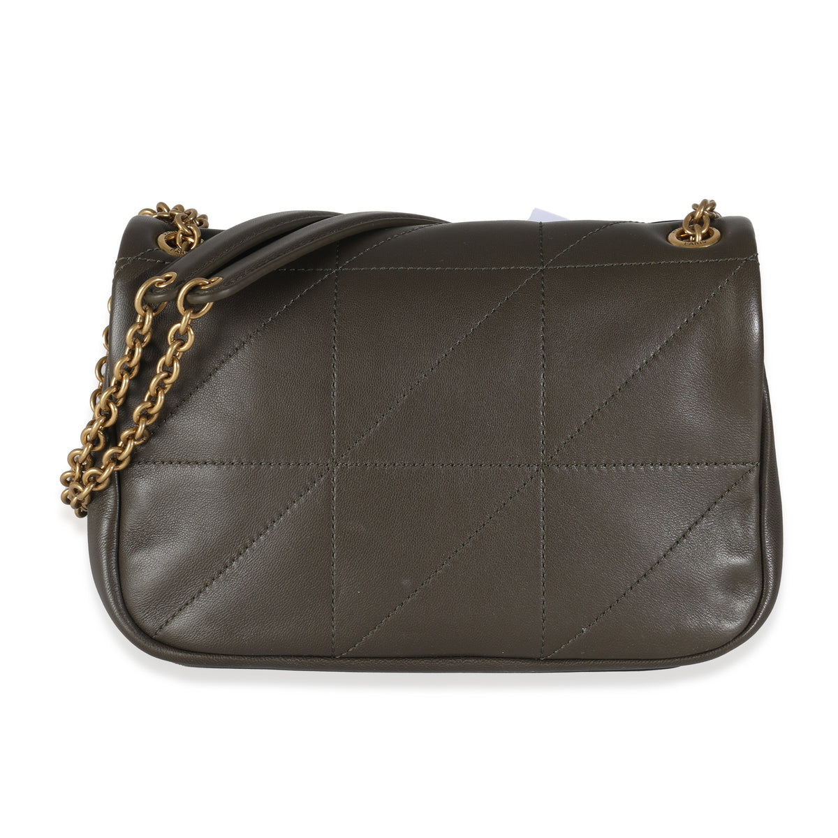 Olive Lambskin Matelasse Monogram Mini Jamie 4.3