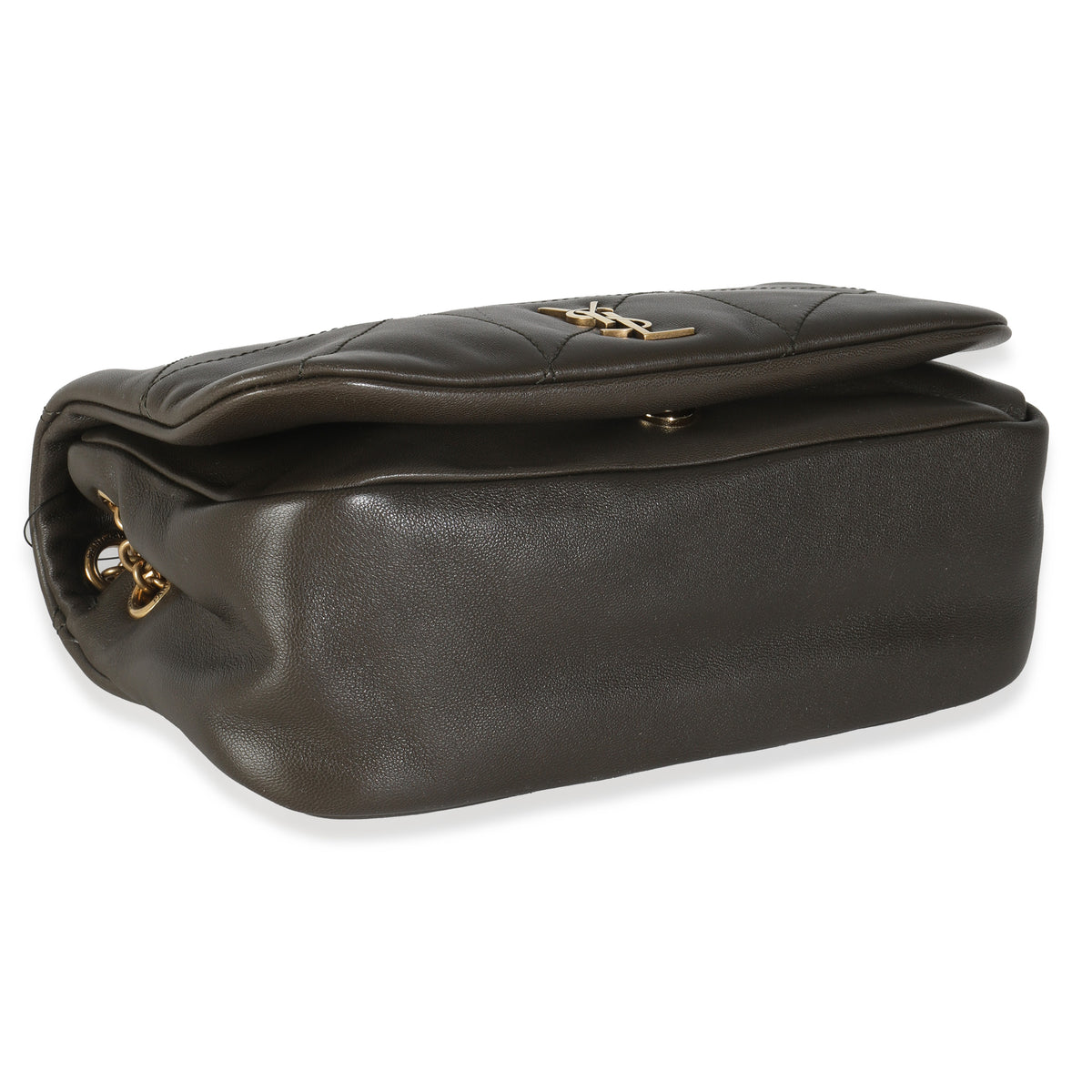Olive Lambskin Matelasse Monogram Mini Jamie 4.3