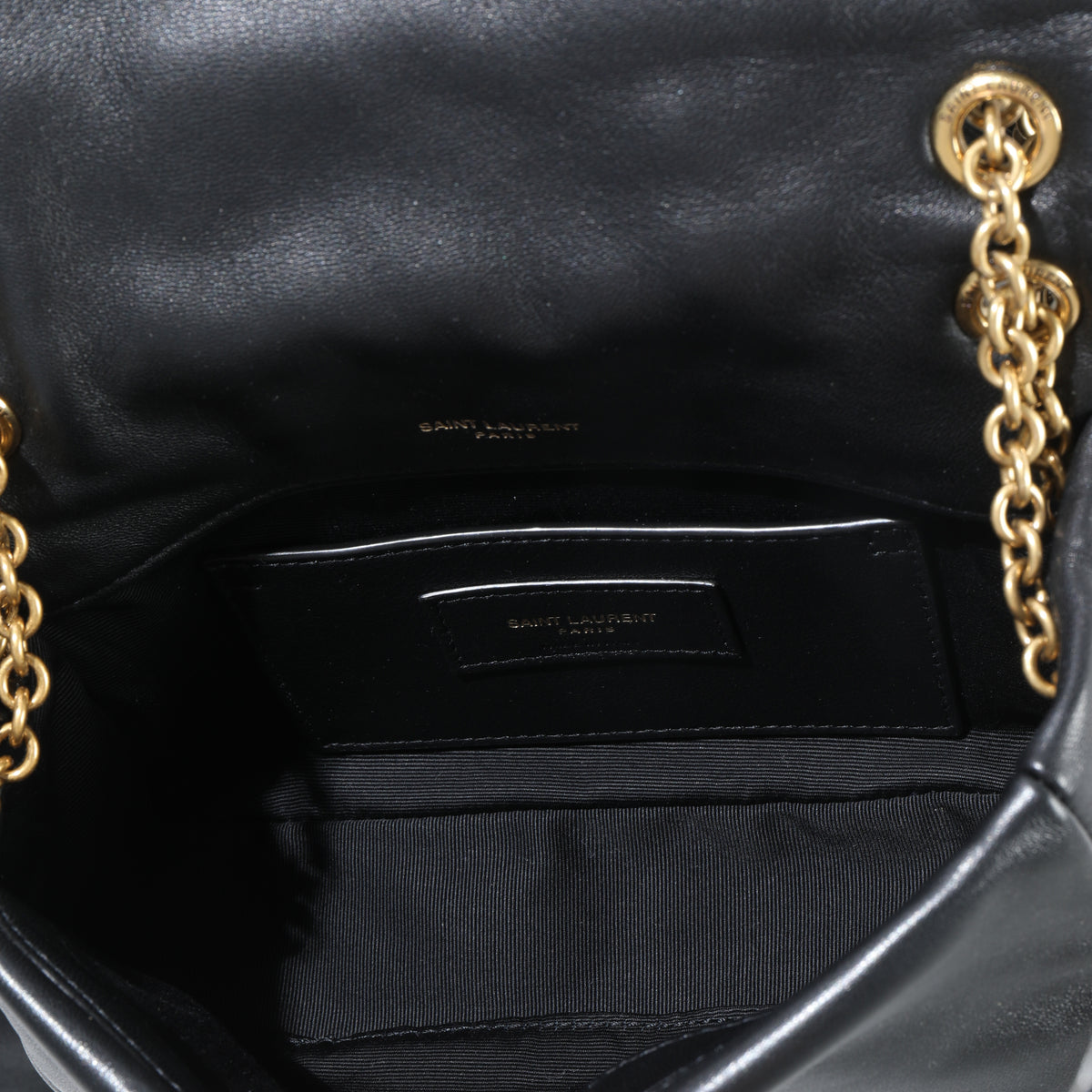 Black Lambskin Matelasse Monogram Mini Jamie 4.3