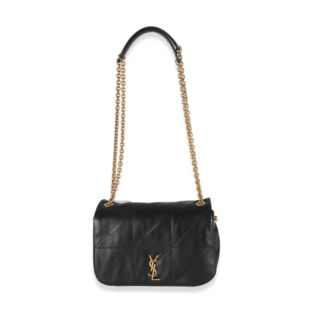 Black Lambskin Matelasse Monogram Mini Jamie 4.3