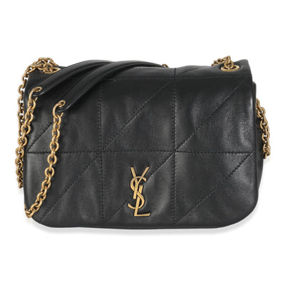 Black Lambskin Matelasse Monogram Mini Jamie 4.3