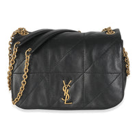 Black Lambskin Matelasse Monogram Mini Jamie 4.3