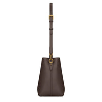 Dark Sweet Choco Smooth Calfskin Le 37 Bucket Bag