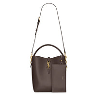Dark Sweet Choco Smooth Calfskin Le 37 Bucket Bag