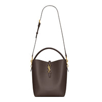 Dark Sweet Choco Smooth Calfskin Le 37 Bucket Bag