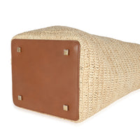 Naturel Brick Raffia Le 37 Bucket Bag
