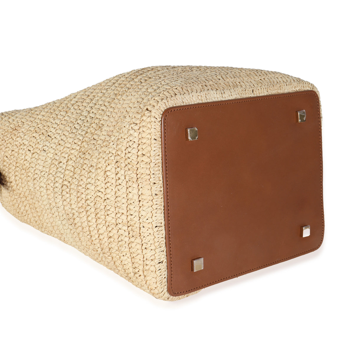 Naturel Brick Raffia Le 37 Bucket Bag