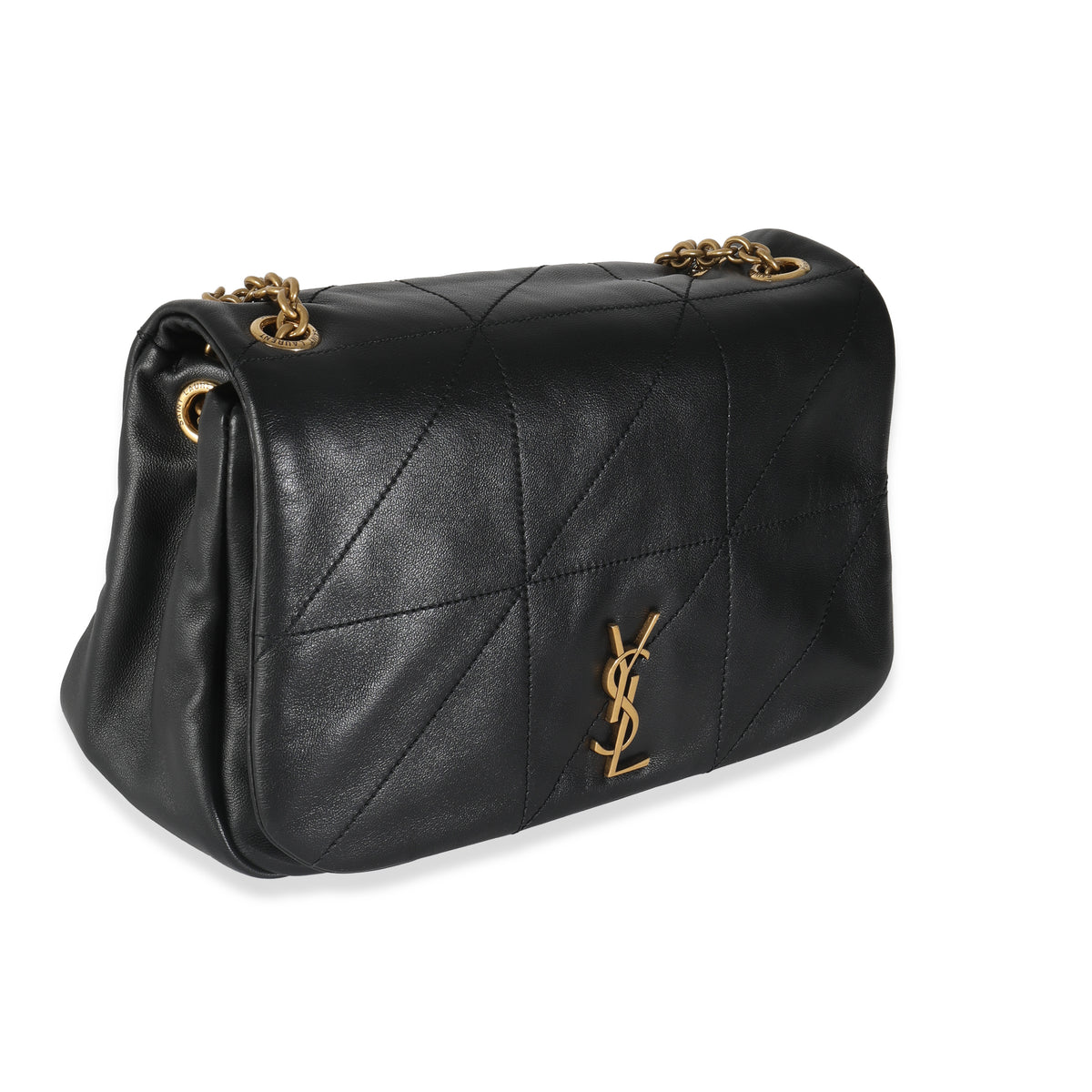 Black Lambskin Matelasse Monogram Small Jamie 4.3