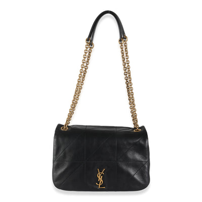 Black Lambskin Matelasse Monogram Small Jamie 4.3