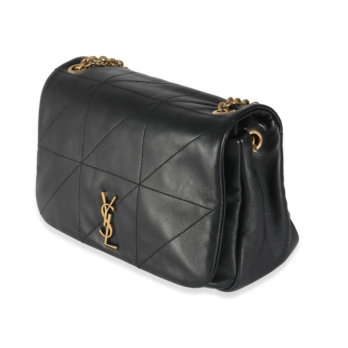 Black Lambskin Matelasse Monogram Small Jamie 4.3