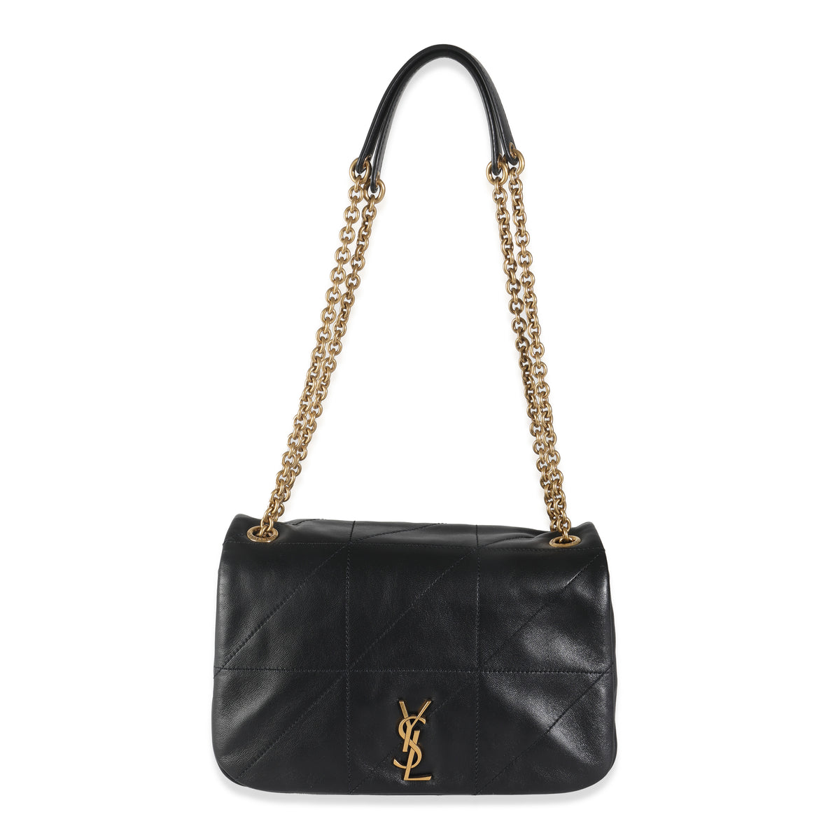 Black Lambskin Matelasse Monogram Small Jamie 4.3