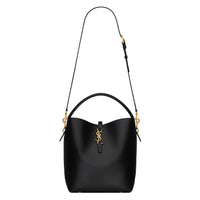 Black Smooth Calfskin Le 37 Bucket Bag