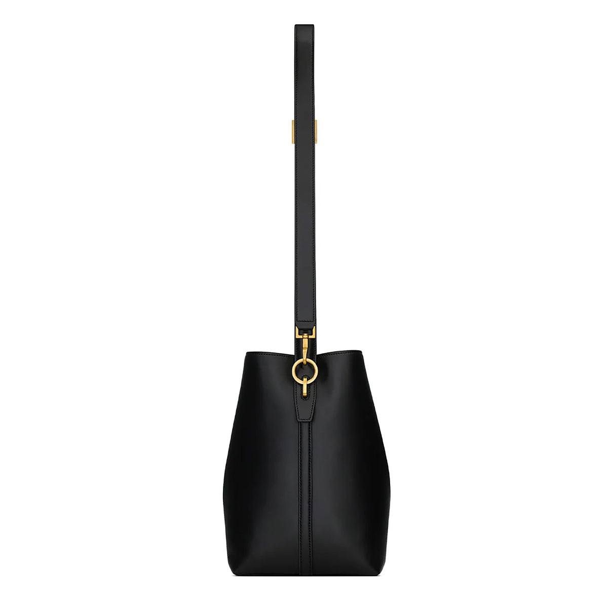 Black Smooth Calfskin Le 37 Bucket Bag