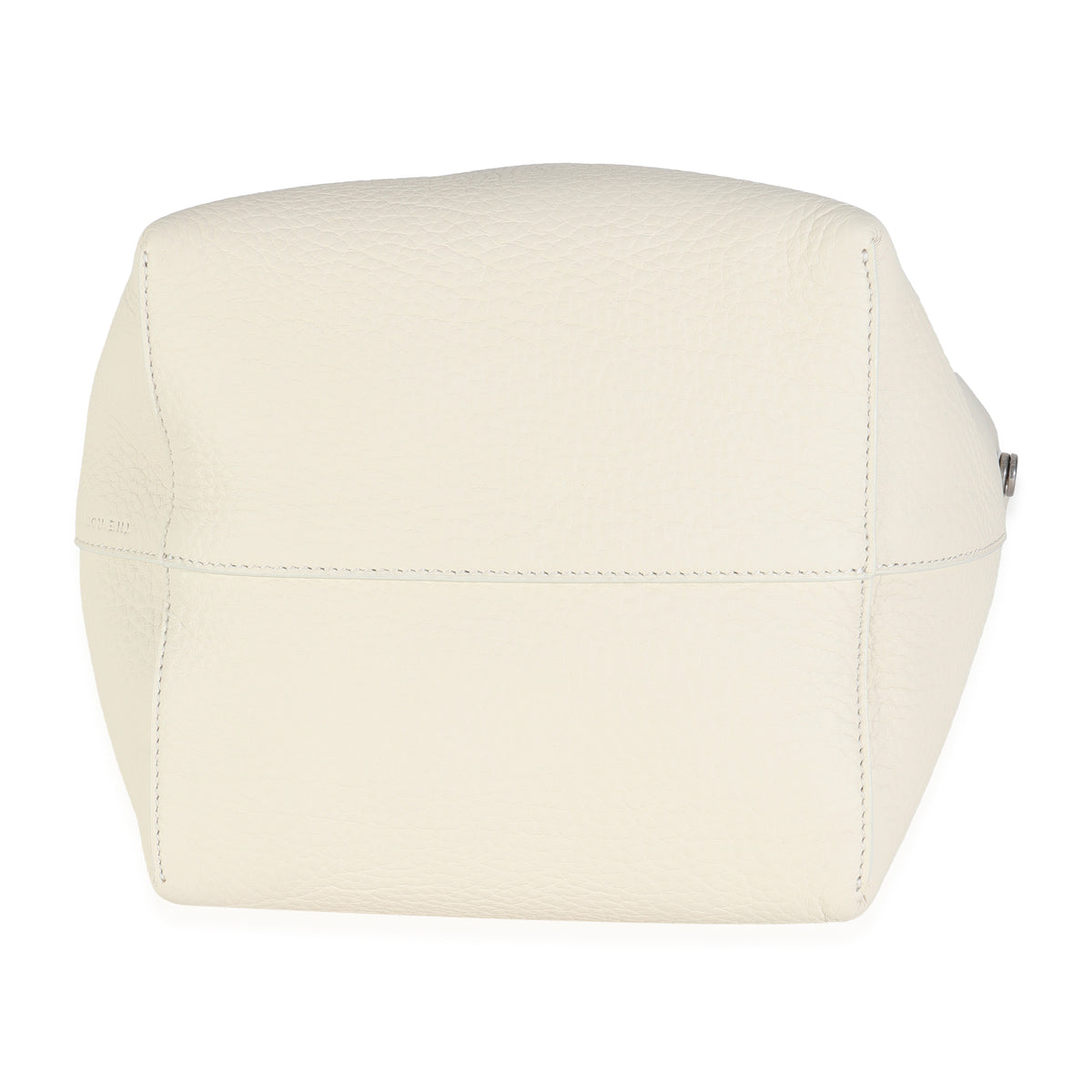 Ivory Grained Calfskin Medium NS Tote Hook Bag
