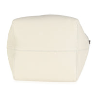 Ivory Grained Calfskin Medium NS Tote Hook Bag