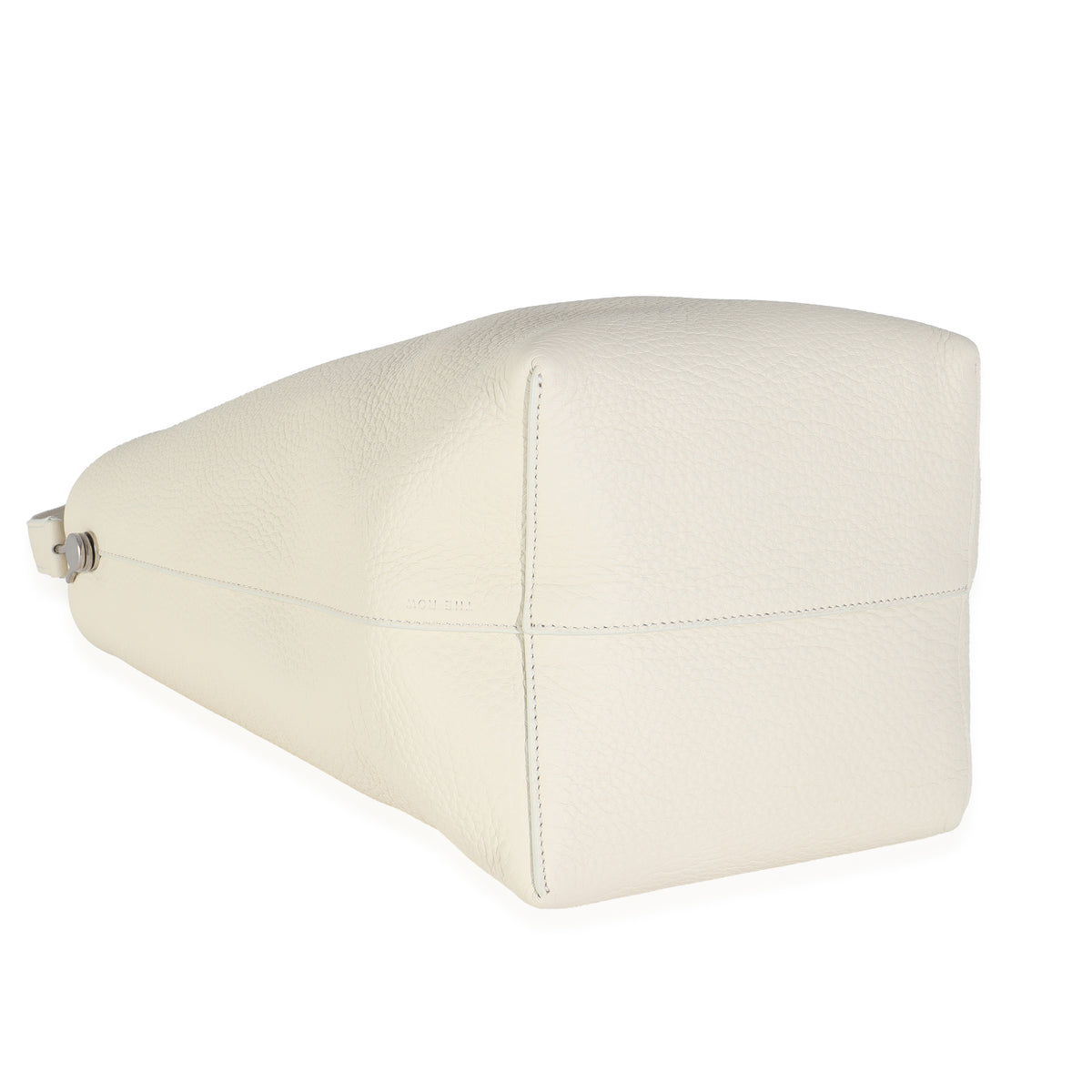 Ivory Grained Calfskin Medium NS Tote Hook Bag