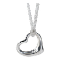 Elsa Peretti Open Heart Necklace in Sterling Silver