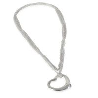 Elsa Peretti Open Heart Necklace in Sterling Silver