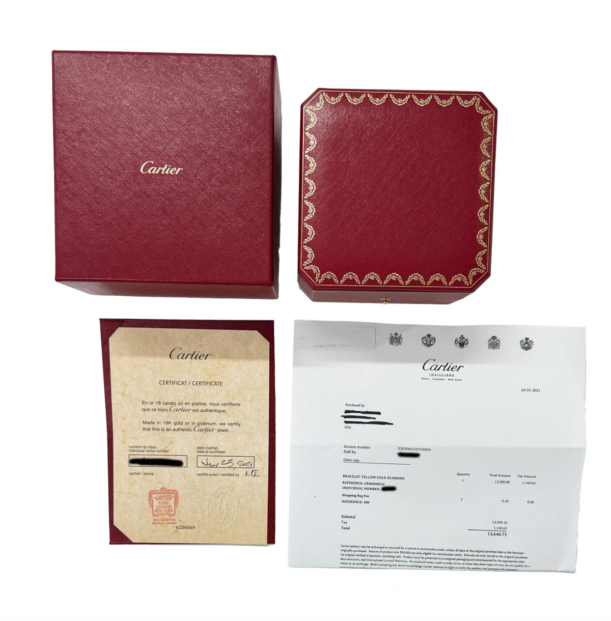 Juste Un Clou Bracelet, Diamonds (Yellow Gold)