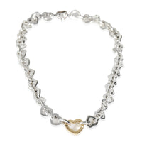 Necklace in 18k Yellow Gold/Sterling Silver