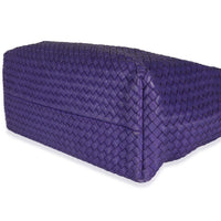 Purple Nappa Intrecciato Medium Cabat