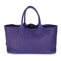 Purple Nappa Intrecciato Medium Cabat