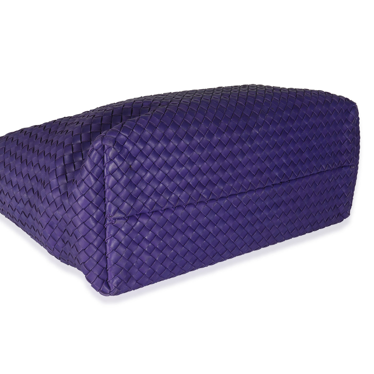 Purple Nappa Intrecciato Medium Cabat
