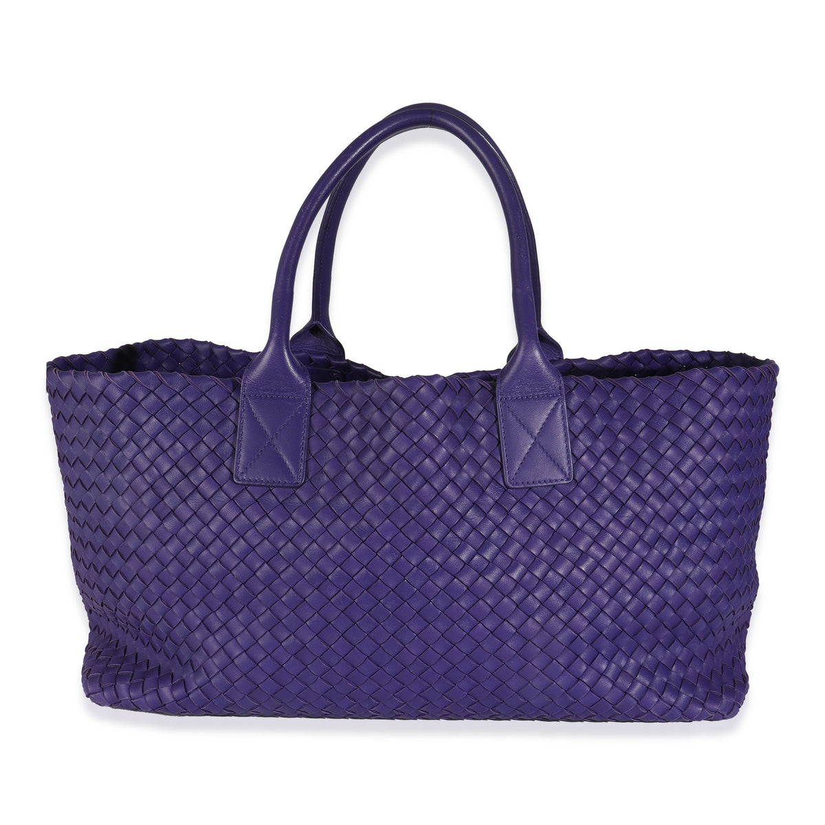 Purple Nappa Intrecciato Medium Cabat