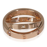Love Ring, Pink Sapphire, Diamonds (Rose Gold)