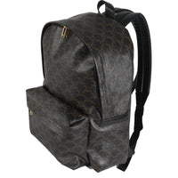 Brown Canvas Medium Triomphe Backpack