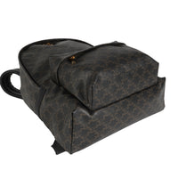 Brown Canvas Medium Triomphe Backpack