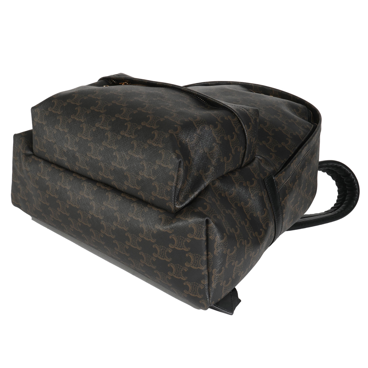 Brown Canvas Medium Triomphe Backpack