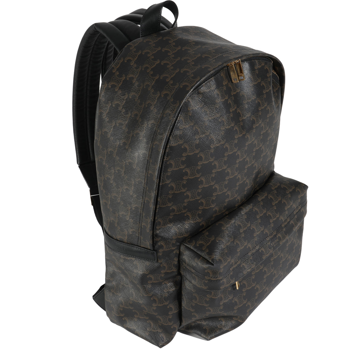 Brown Canvas Medium Triomphe Backpack