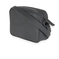 Grey GG Rubber Effect Mini Shoulder Bag