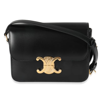 Black Shiny Calfskin Teen Triomphe