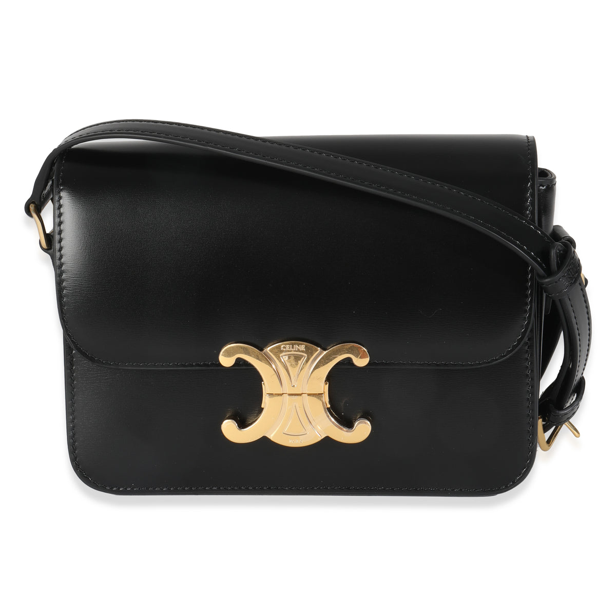 Black Shiny Calfskin Teen Triomphe