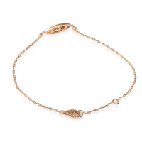 Rose Gold Diamond Logo Bracelet