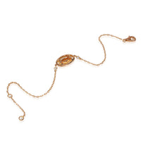 Rose Gold Diamond Logo Bracelet