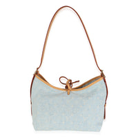 Sky Blue Monogram Denim Carryall PM