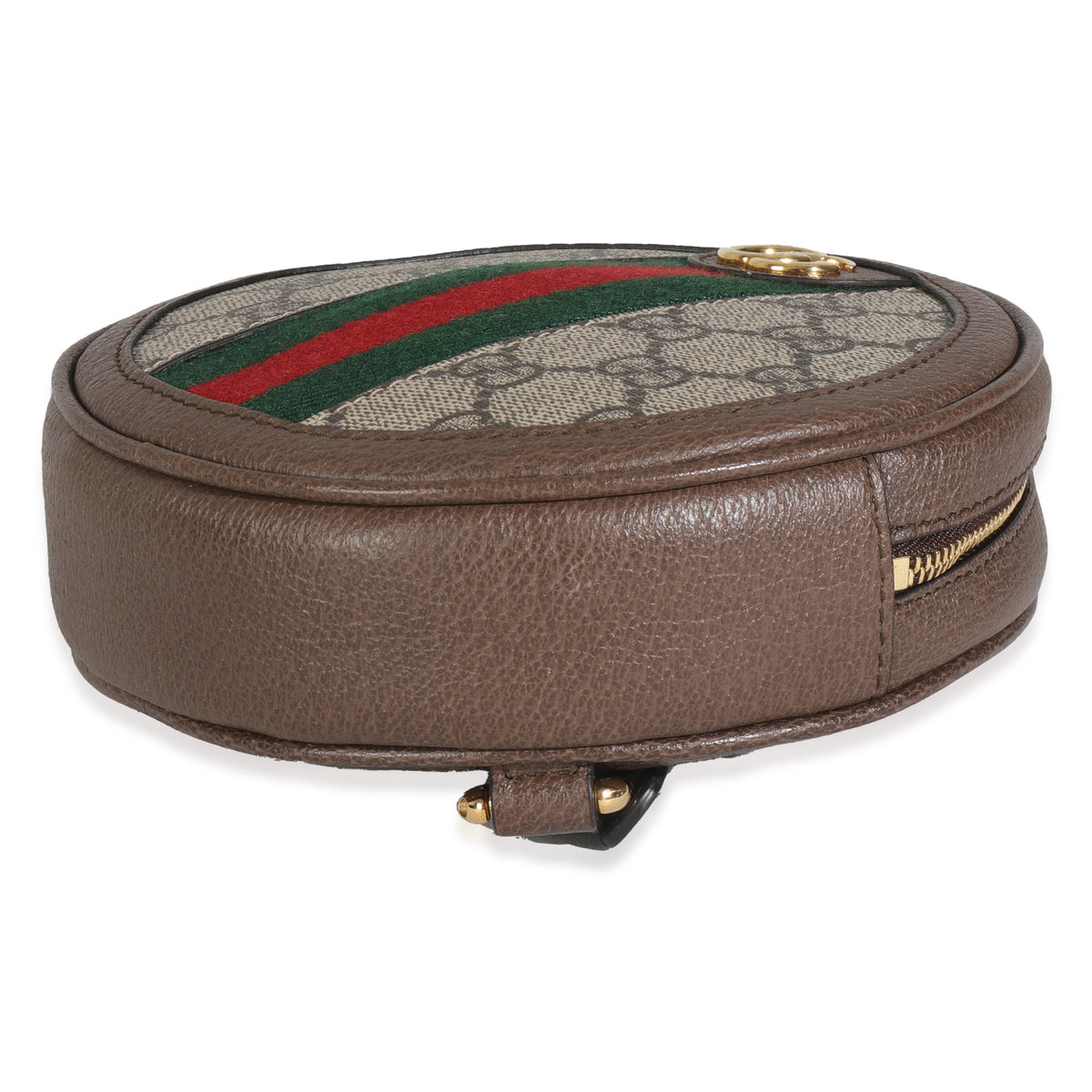 Beige GG Supreme Canvas Ophidia Round Backpack