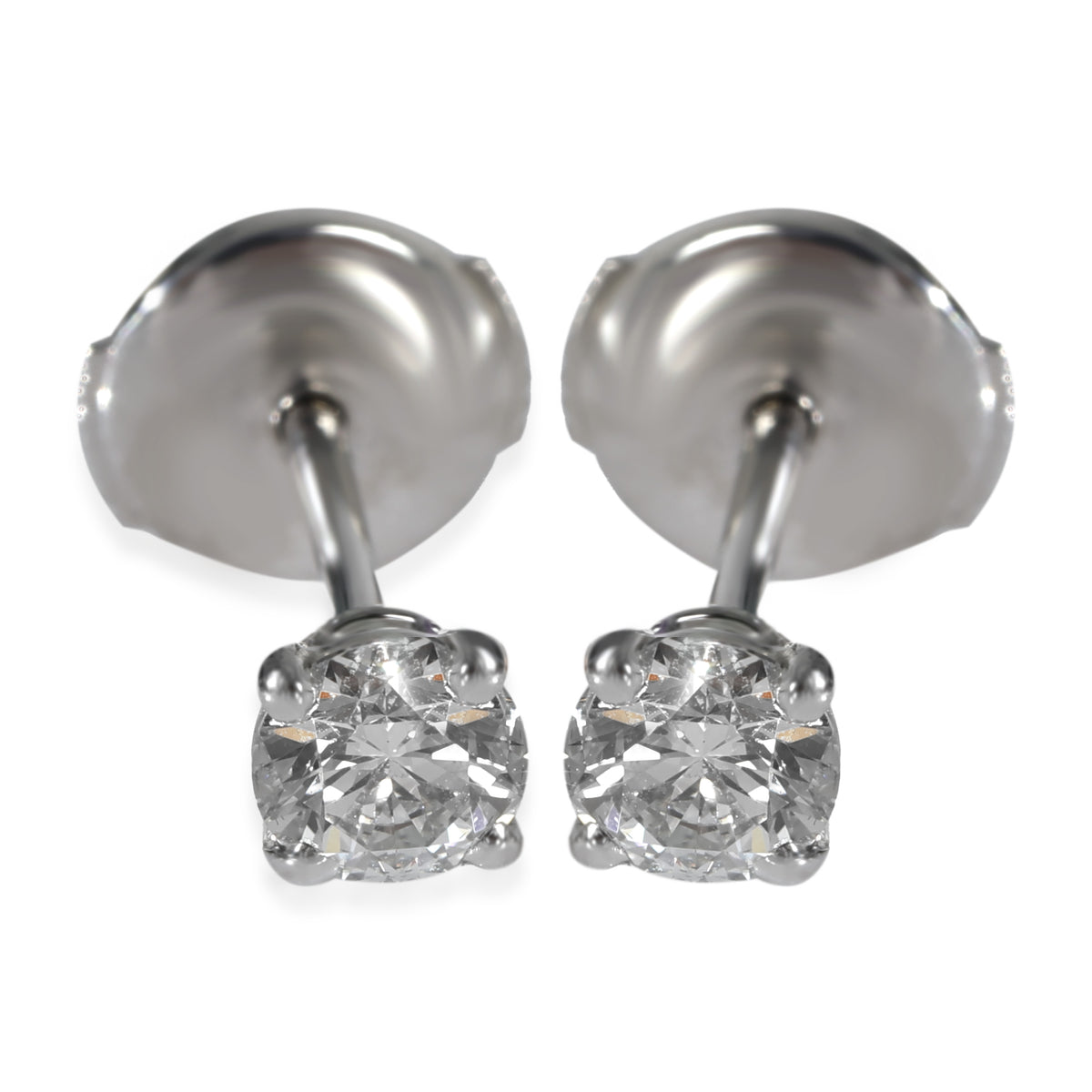 1895 Diamond Solitaire Earring, .46 Ctw. H VS1