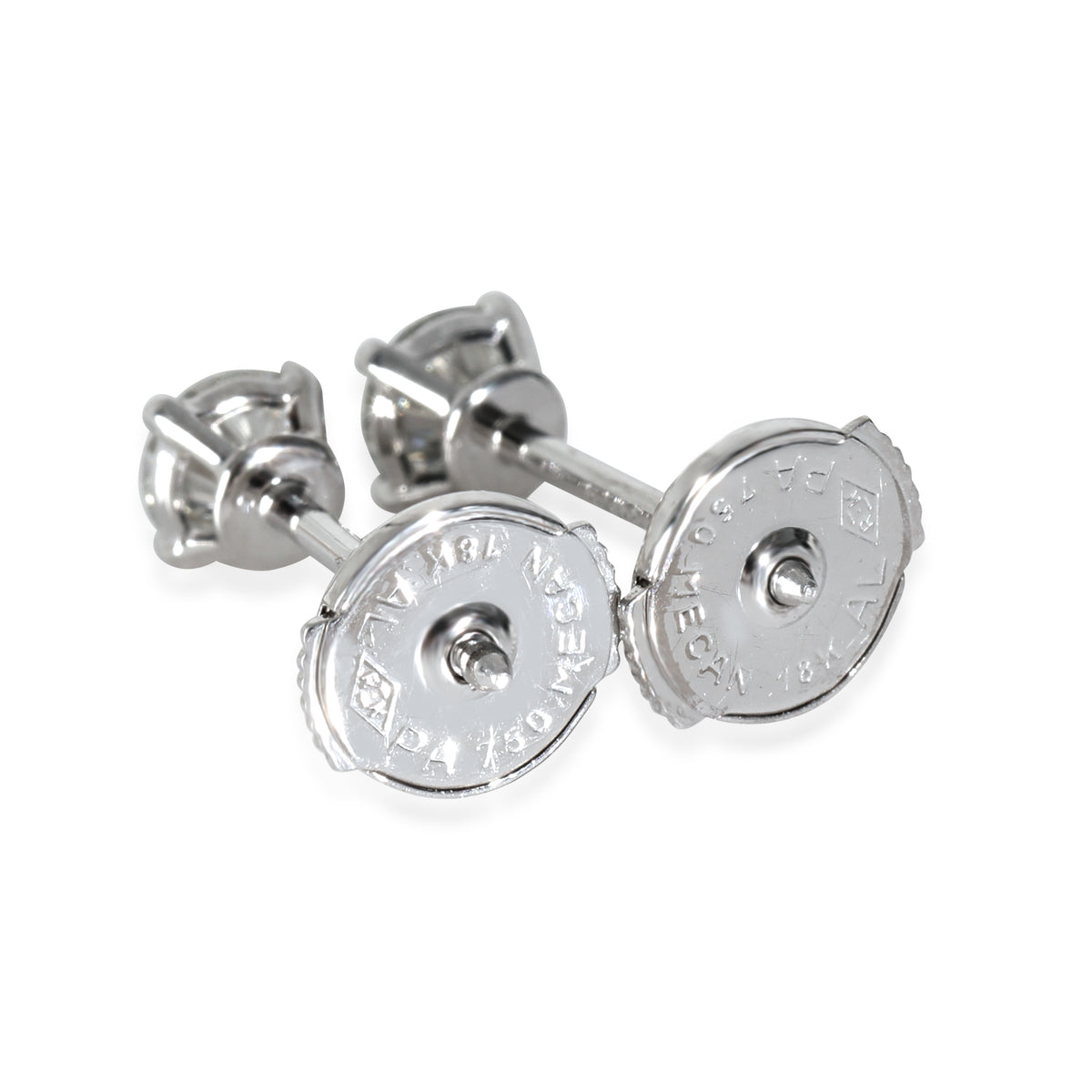 1895 Diamond Solitaire Earring, .46 Ctw. H VS1