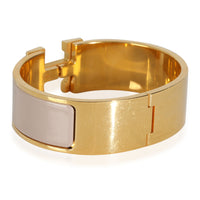 Hermes Clic Clac Bracelet In Marron Glacé, GM
